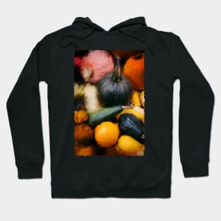 Fall Basket Photo Painting Hoodie